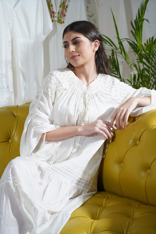 Kitts White Maxi Dress