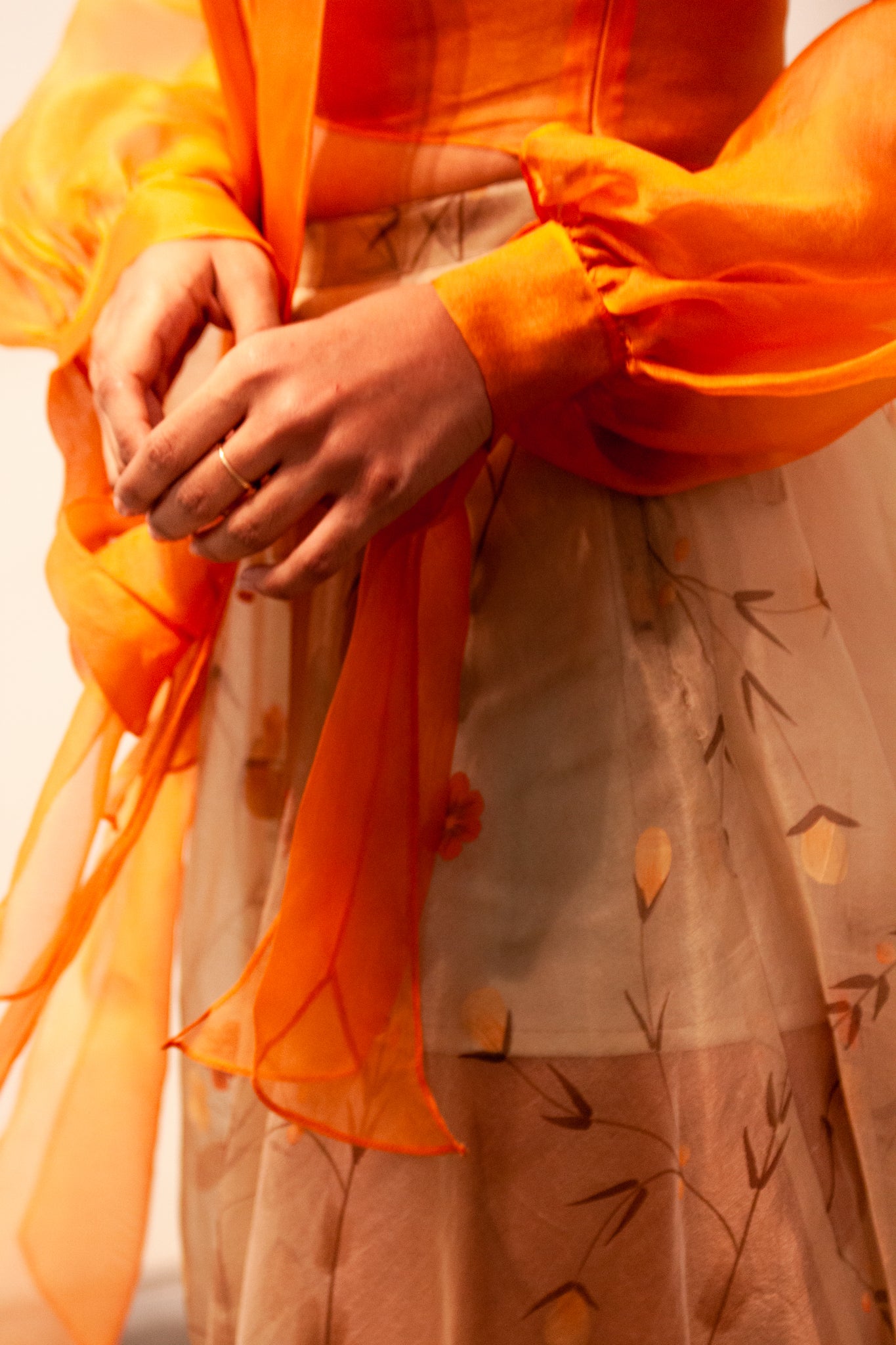 Solid dyed organza co-ord